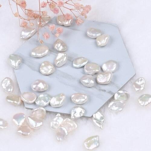 Strong Light High Quality Keshi Pearl Loose Bead No Hole Petal Shape Jewelry For Decoration