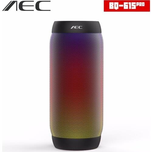 BQ-615 PRO HIFI Stereo Speaker Colorful LED Lights Wireless Bluetooth 3.0 Music Loudspeaker Subwoofer Handsfree Call FM Radio