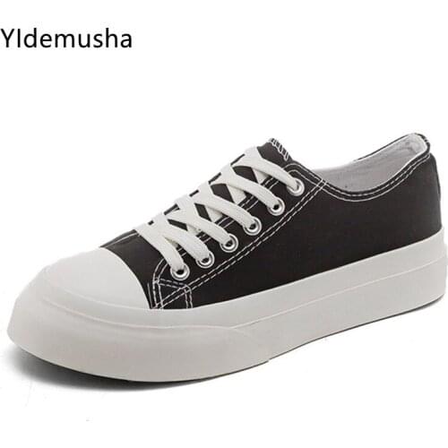 2021 Sneakers Women Platform Sport Shoes Spring Casual Basket Flat Tennis Athletic Canvas Trainers New Autumn Breathable shoes