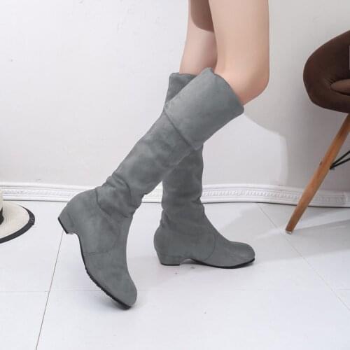 Womans High Boots Shoes Fashion Women Over The Knee High Boots Autumn Winter Bota Feminina Thigh High Boots