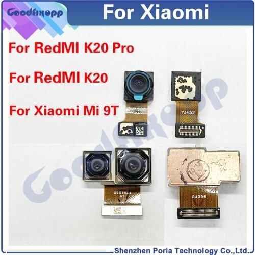 100% Tested High Qual For For Xiaomi Mi 9T Redmi K20 K20Pro Phone Rear Camera Modules Back Camera Front Camera Replacemen