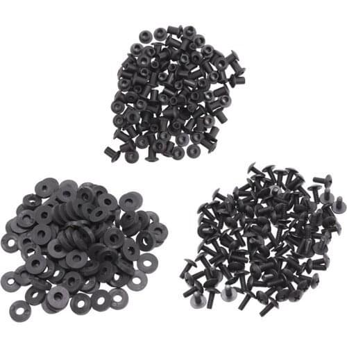 Promotion! 100Pcs Tek Lok Screw Set Chicago Screw Comes with Washer for DIY Kydex Sheath Hand Tool Parts