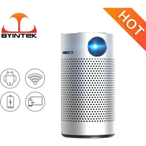 BYINTEK P7 Micro Portable Pico Smart Android Wifi 1080P 4K TV LAsEr Mini LED Home Theater DLP Projector for Smartphone