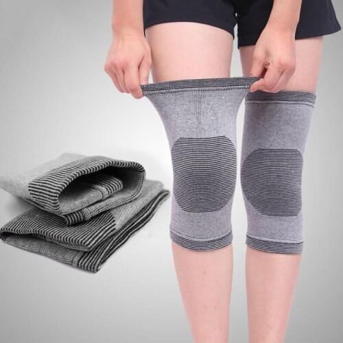 Four Sided Elastic Sports Knee Pads Warm Outdoor Cold Proof Basketball Football Protective Gear