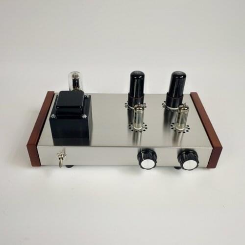 DIY Hifi 6J4+ 6P6P Tube Preamplifier Kit Vacuum Tube Preamp 4 ways input BT 5.0