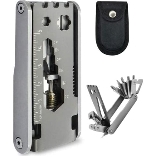 Bike Repair Multitool Kit Chain Breakers Multifunction Bicycle Repair Tools for Road and Mountain Bikes Outdoor Emergency Tool