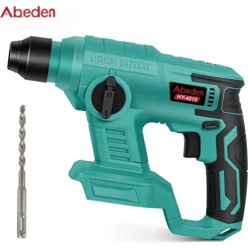 Abeden 18V Functions Electric Rotary Hammer Drill Screwdriver Brushless Cordless Hammer Drill Power Tools Electric Tools