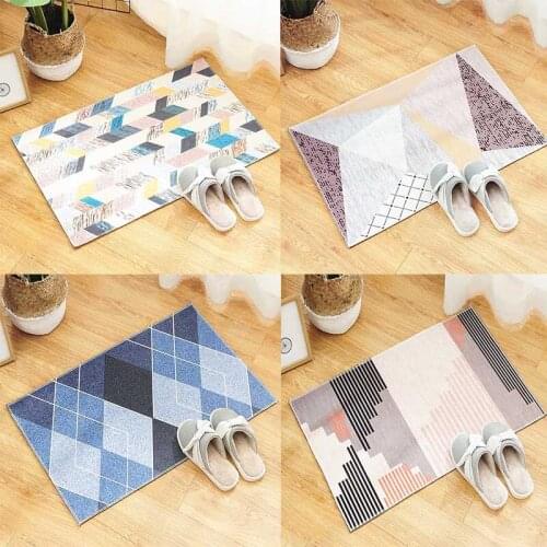 Geometric patterns Doormat Entrance Mat Hallway Simple Anti-Slip Floor Mat Area Rugs Front Door Mat Carpet