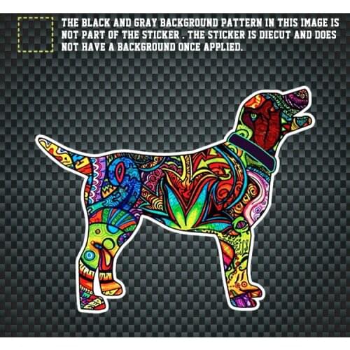 Lab Dog Graffiti Sticker Decal