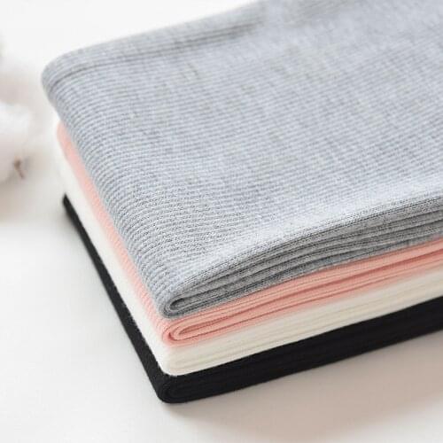 Autumn Girls Leggings Cotton Crown Leggings for Kids Solid Baby Girl Leggins Candy Color Children Knitting Cute Pants Clothing