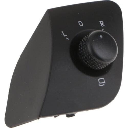 Plastic Car Side Mirror Adjust Switch Knob Replaces For 2009 Seat Ibiza OEM# 6J1959565