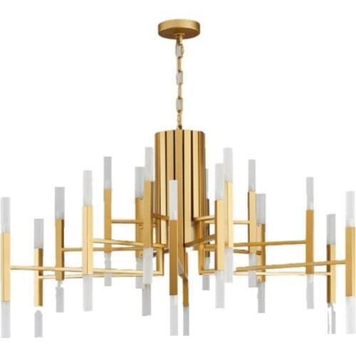 Hanging Lamps Modern Luxury Gold White Black Acrylic Iron Pendant Light Nordic Living Room Kitchen Designer Led Pendant Lamp