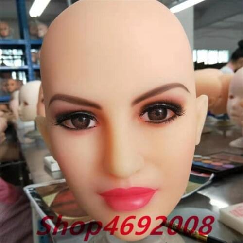 Sex Doll Head of Love doll Oral sex Lifelike woman realistic TPE mouth with skeletont Display sex toys Masturbator