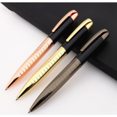 Luxury quality 854 Metal line Colour School student Office supplies accessories Medium Nib Ballpoint pens