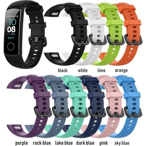Silicone watch band For Huawei Honor 4/Honor 5 Replacement sport smart watch wristband Original soft fashion strap Bracelet band