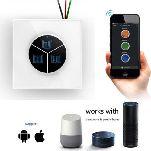 220v smart wifi automatic garage gate opener remote control by mobile