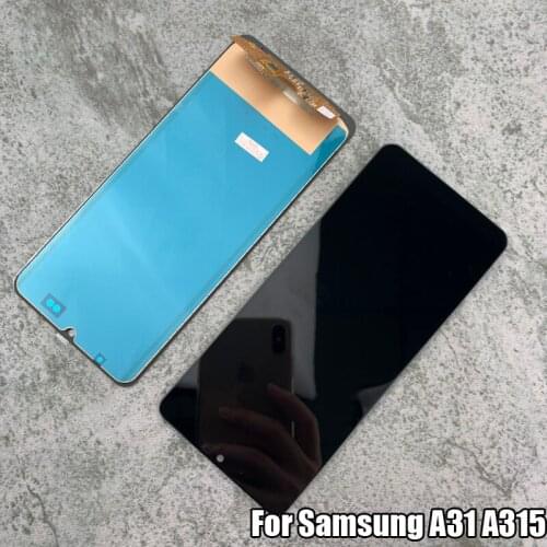 LCD Replacement For Samsung Galaxy A31 A315 A315F SM A315G Lcds Display Touch Screen Digitizer with Frame Assembly