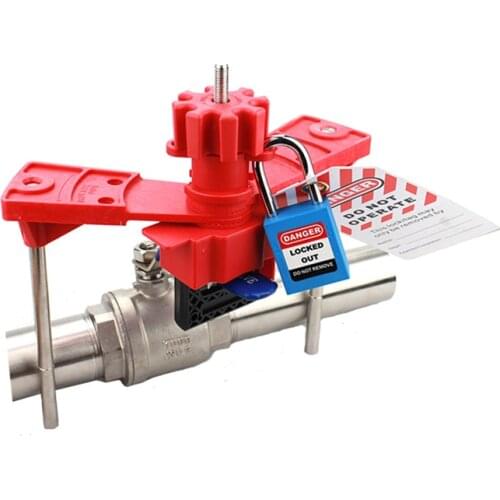 Universal Gate Valve Lockout with Two Blocking Arms Equipment Loto Devices Lock