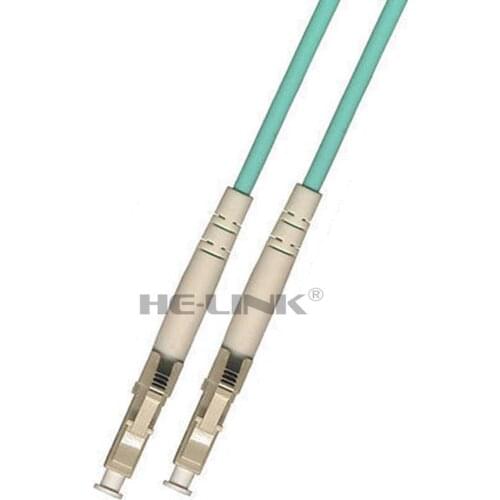 LODFIBER 120M LC-LC Outdoor Armored 10G OM3 MM Duplex Fiber Optic Cable Patch Cord