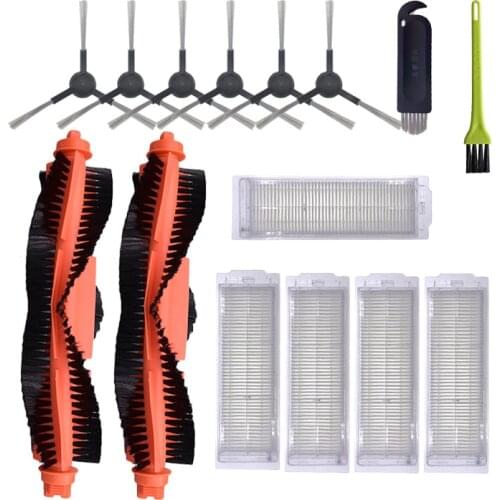 Replacement Parts HEPA Filter Roller brush for Xiaomi Mijia STYJ02YM Robot Vacuum Cleaner Parts Side brush Mop Cloth Brush Cover