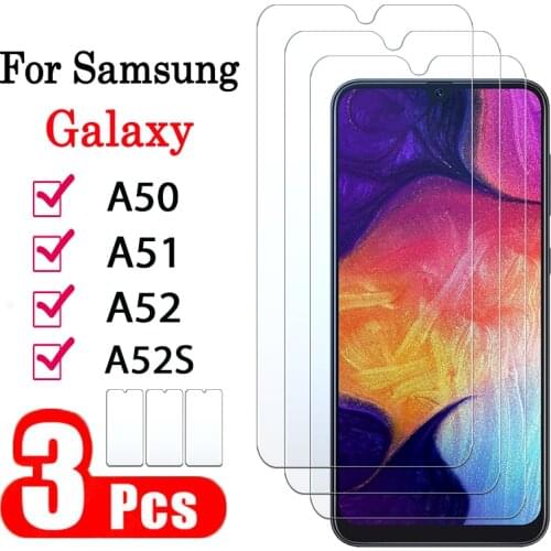 Protective glass for samsung galaxy a50 screen protector a 50 tempered glas sheet galaxya50 50a screenprotector 9h 1 to 3 pcs