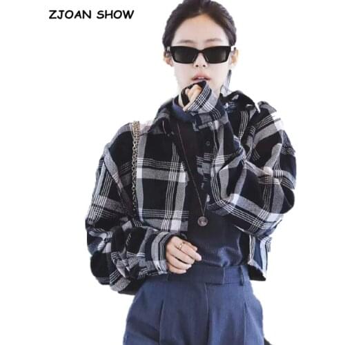 ZJOAN SHOW Gray Blouses