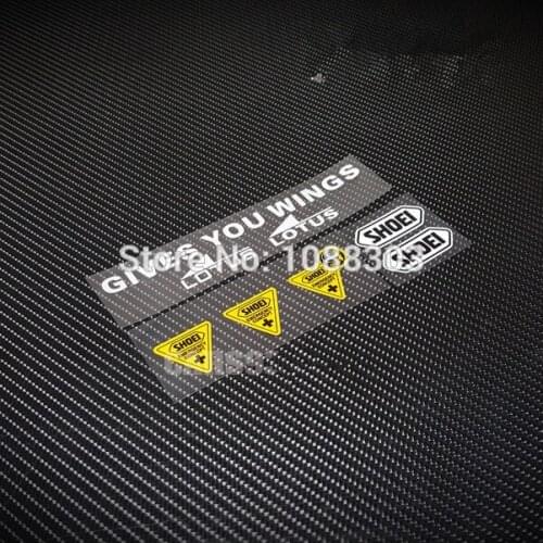 2colors 1SET Car Styling JDM Motorcycle Helmet Bike Car Sticker Decals for Gives you Wings lotus