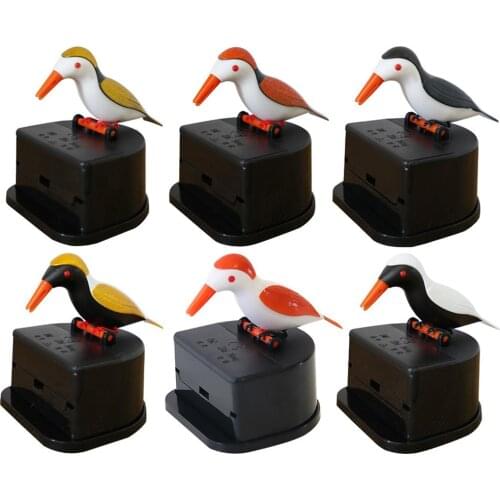 Cute Hummingbird Toothpick Dispenser Automatic Bird Toothpick Box with Toothpick Cleaning Teeth Secret Stash Tandenstokers 2