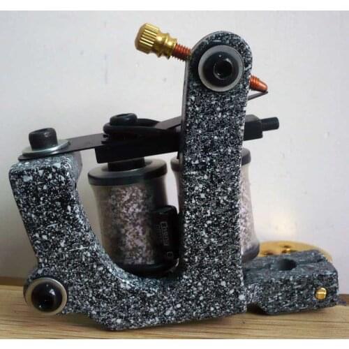 10Pcs/lot Pro Casting Iron Tattoo Machine 10 Wraps coil stainless steel Tattoos Body Art Gun Coil Machine LPC-ITM-7022-5E