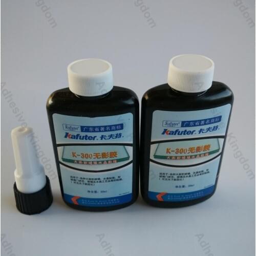 100% Genuine 2pcs 50ml kafuter K-300 UV glue uv curing adhesive Large area crystal glass bonding adhesive