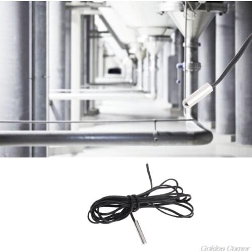 150cm NTC 10K Ohm 1% 3435 Thermistor Temperature Sensor Cylinder Probe 1.5m Wire M06 21 Dropshiping