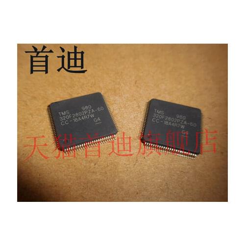 2PCS TMS320F2802PZA-60 LQFP-100 TMS320F2802PZA LQFP100 TMS320F2802 320F2802PZA-60 New and original
