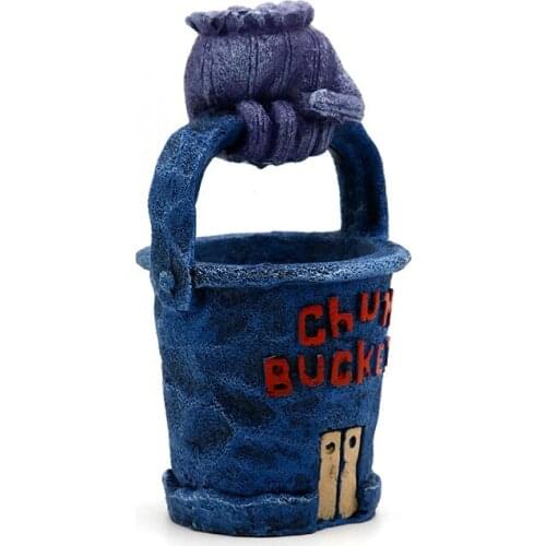 Fish Tank Landscaping Cartoon Ornaments Pineapple House Fish and Shrimp Avoid Cave Aquarium Decoration