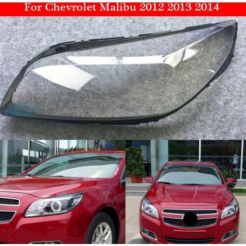 Car Headlamp Lens For Chevrolet Malibu 2012 2013 2014 Car Headlight Replacement Lens Auto Shell Cover