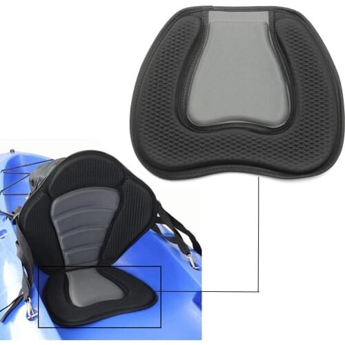 Kayak Canoe Drift Boat Padded Seat Rowing Boat Soft Non Slip Padded Base Backrest With Boat Cushion Kayaking Replacement Parts4