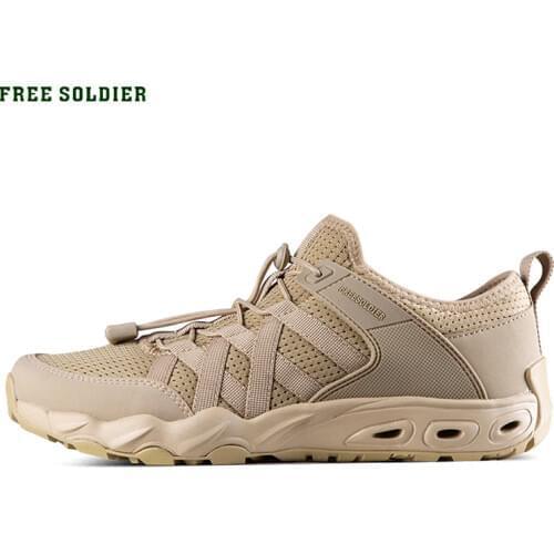 FREE SOLDIER Tactical Hiking Upstream Shoes Breathable and Quick-drying Fishing Summer Mens Non-Slip Amphibious Wading Shoes