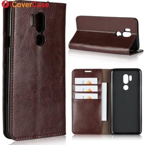 For LG G7 ThinQ Case Cover Flip Luxury Genuine Leather Business Wallet for LG G7 ThinQ Coque Etui Carcasas Phone Cases Accessory