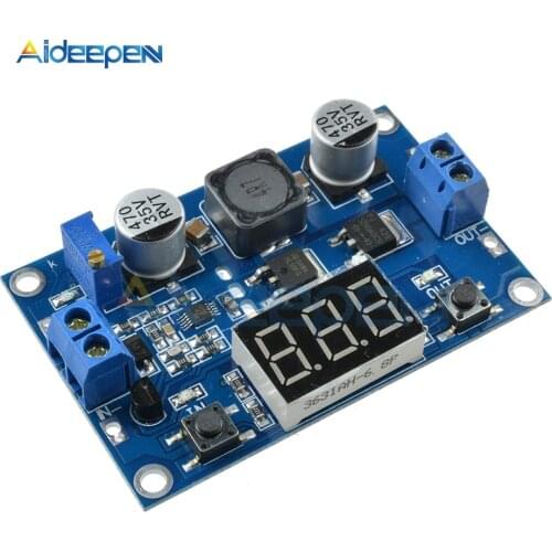DC 100W LTC1871 3-35V to 3.5~35V Boost Module Step Up Module Power Voltage Converter Regulated Power Supply With LED Voltmeter