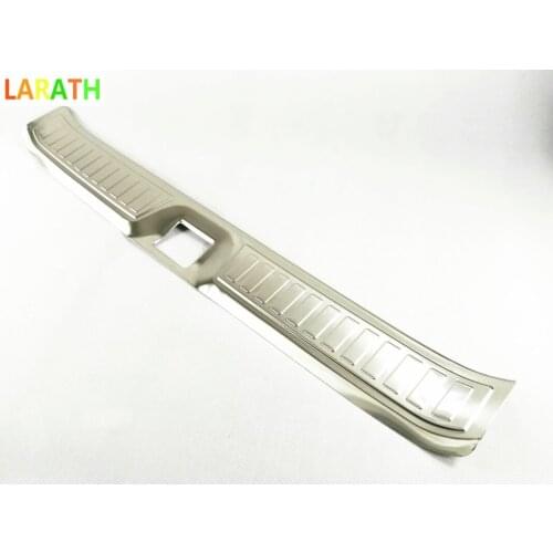 For Renault Kadjar 2016 2017 2018 cover Stainless Steel inner Rear Bumper trim plate lamp frame trunk pedal panel 1pcs