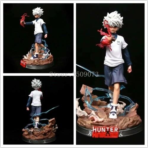 27cm Anime Figure Hunter x Hunter Gon Freecss & Killua Zoldyck Action Figure Gon Freecss Figure Killua Zoldyck Figurine Toy Doll