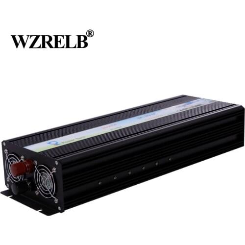 Pure Sine Wave Inverter 12 220 2000W Solar Power Inverter Generator Voltage Converter Transformer 12V/24V DC to 120/220V/240V AC