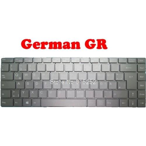 Laptop Keyboard For MEDION AKOYA E4273 MD61465 MD61464 MD61287 MSN30026573 30026572 30025914 German GR Gray