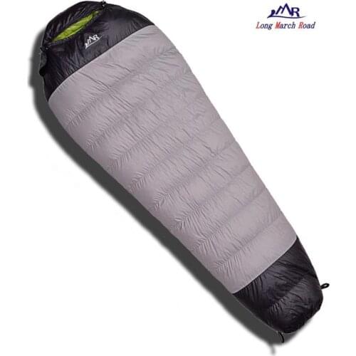 LMR Ultralight 400G/600G/800G White Goose Down Filling Waterproof Comfortable Camping Sleeping Bag Slaapzak Lazy Bag