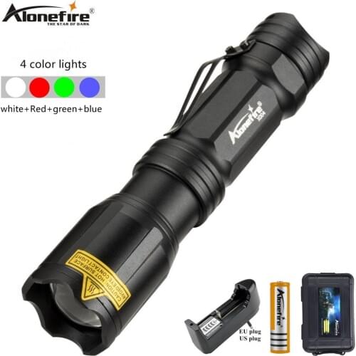 Alonefire X004 Powerful Waterproof Self Defense LED Tactical Flashlight Torch Portable Camping Lamp Lights Lanternas