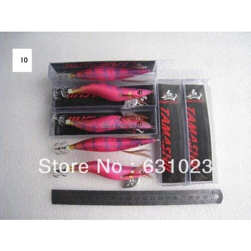 MR OCTOPUS 10pcs fishing lure,squid jig.squid hook,3.5# ,13.5cm 21g,10