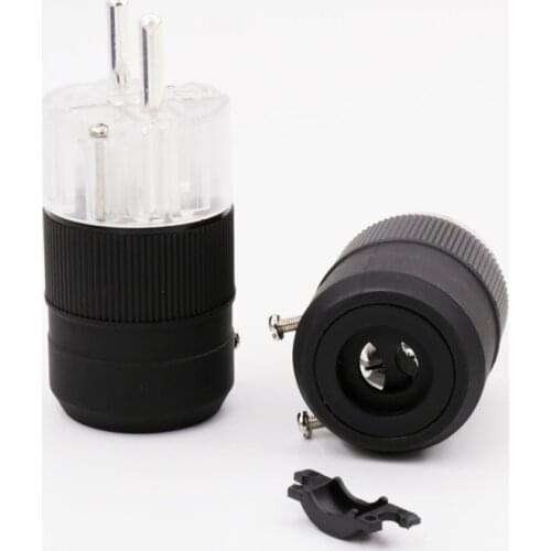 Manufacture Power Plug silver Plated Connector IEC Female plug EU Power Connector