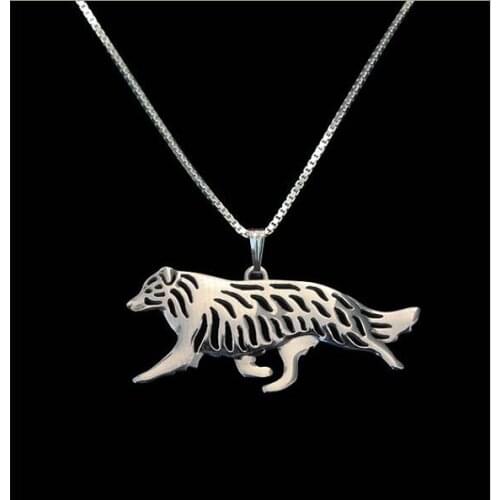 Drop shipping-Border Collie Movement Necklace