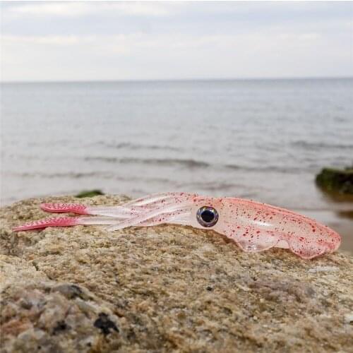 Fishing Soft Squid Lure 20g/60g Luminous/UV Squid Jig Fishing Lures For Sea Fishing Wobbler Bait