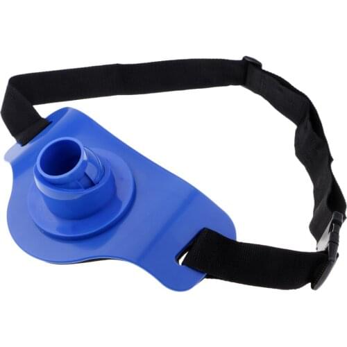 Fishing Stand Up Fighting Belt Waist Gimbal Rod Pole Holder Blue