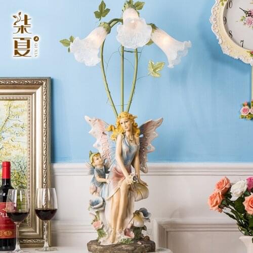 Seven bedroom bedside lamp desk European summer wedding ornaments creative Home Furnishing jewelry display wedding housewarming